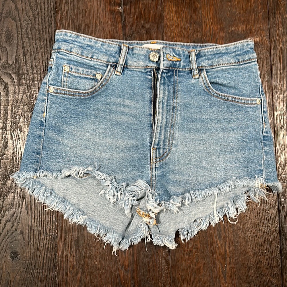 Zara denim shorts